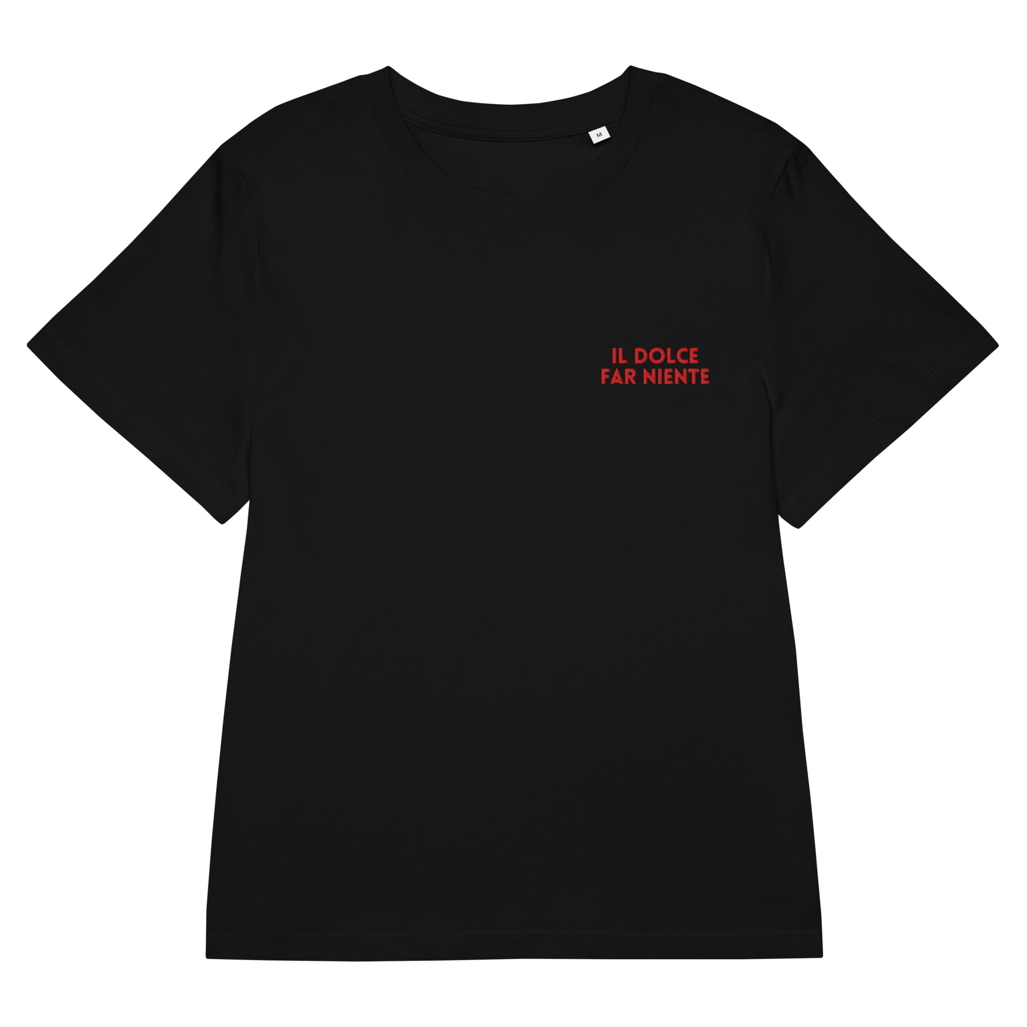 Il Dolce far niente embroidered Women’s t-shirt - Image 2