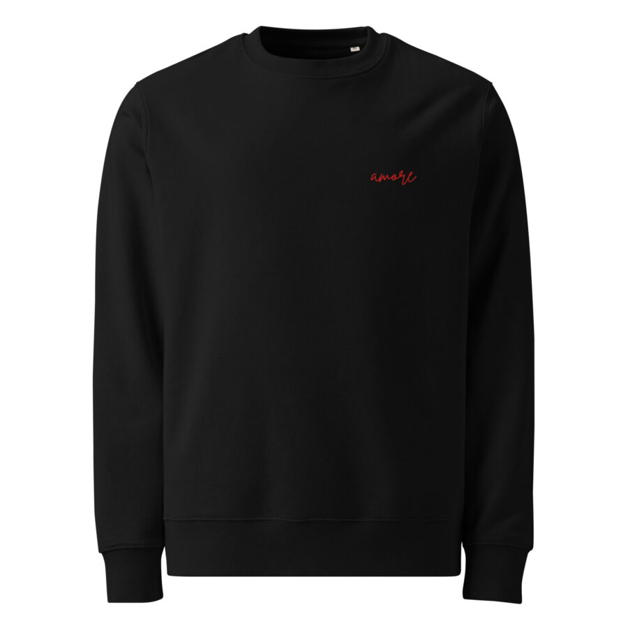 Amore embroidered sweatshirt